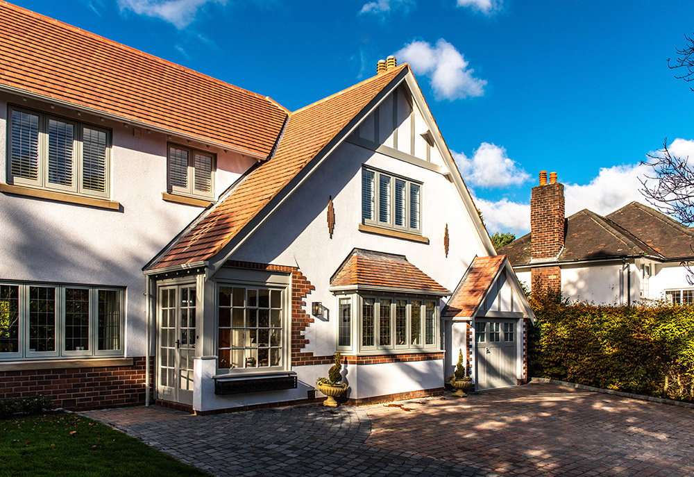 outside exterior of house with windows