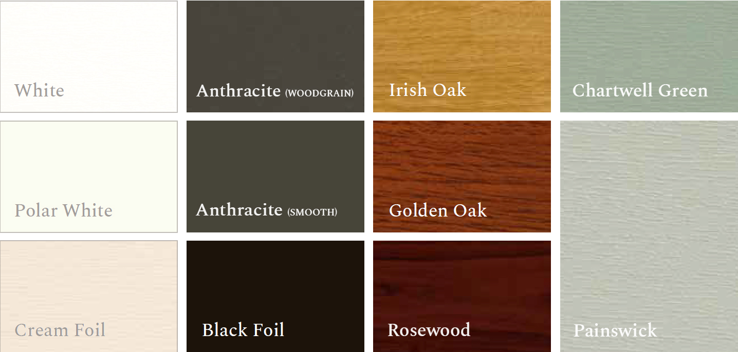 colours of timberlook windows